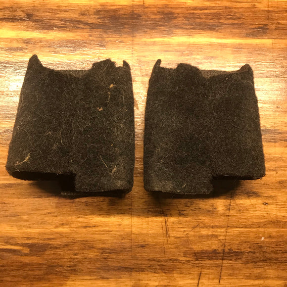 VW Mk1 Cabriolet Rear Seat Belt Carpet (Pair)